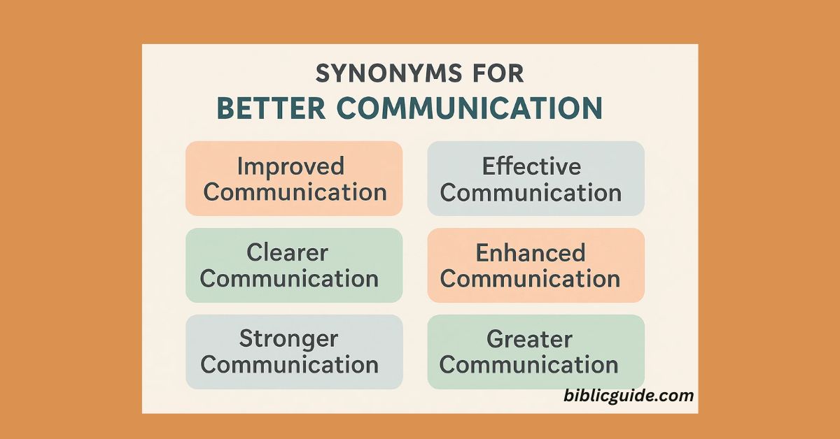 Synonyms for Better Communication